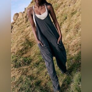 Free People Hot Shot Onesie (Charcoal)